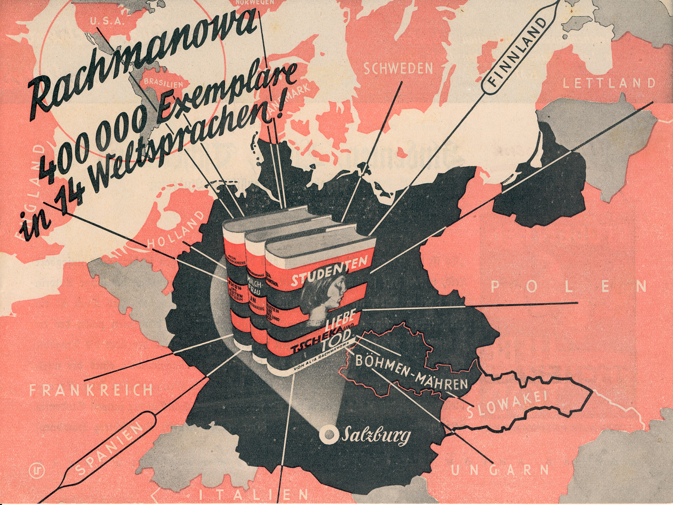 04_Werbeprospekt der Rachmanowa-Trilogie 1930er-Jahre